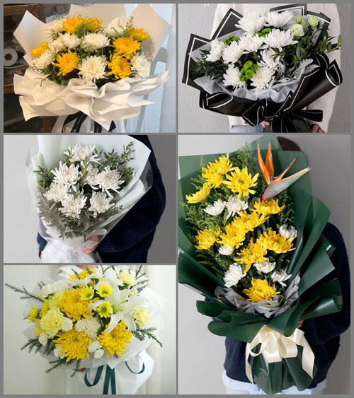 湖北孝感市应城市城中街道保丰村白事花束代送